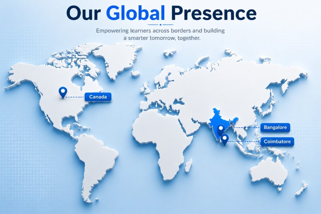 World map for 7 eleven technologies